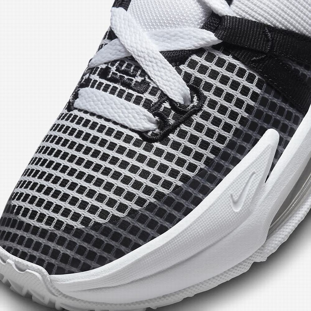 Nike LeBron Witness 7 Gyerek Kosárlabda Cipő Fehér Fekete Metal Titán | NI3827-H53