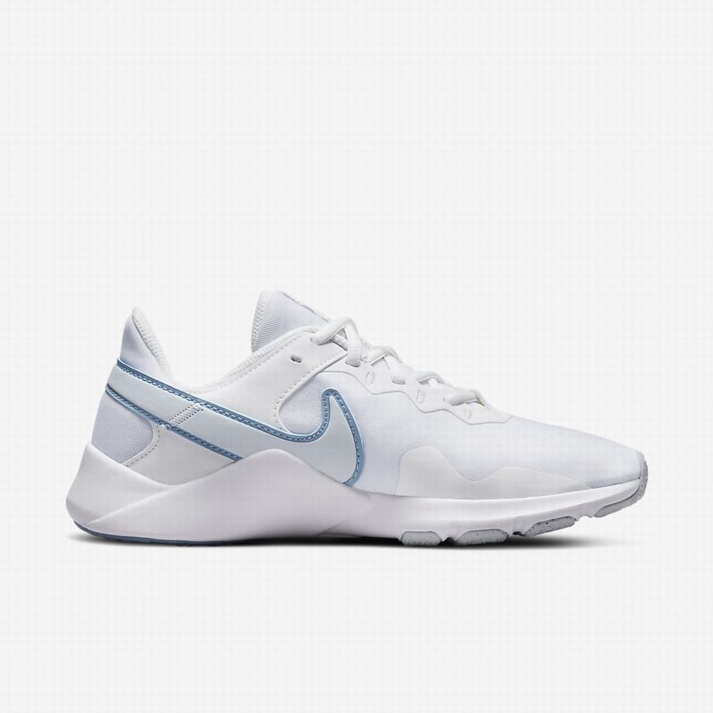 Nike Legend Essential 2 Női Edzőcipő Fehér Kék | NI4267-B04