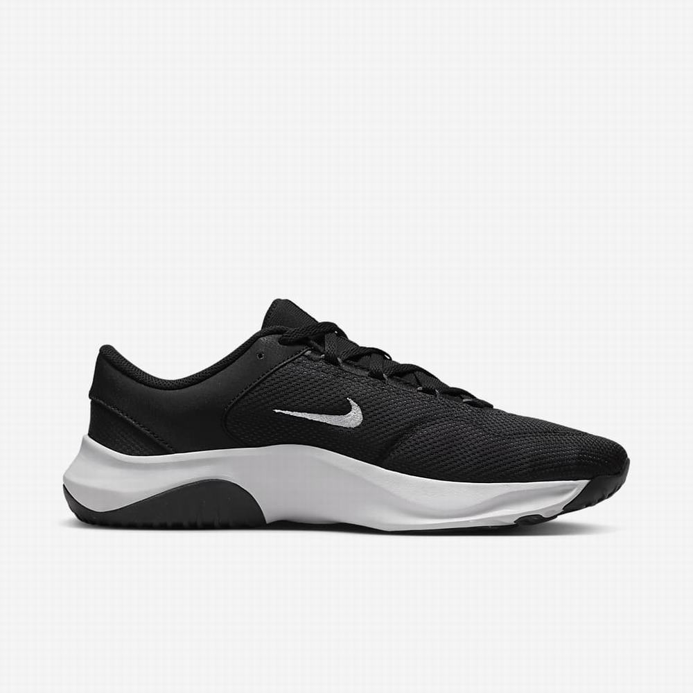Nike Legend Essential 3 Next Nature Férfi Edzőcipő Fekete Szürke Fehér | NI2368-R61