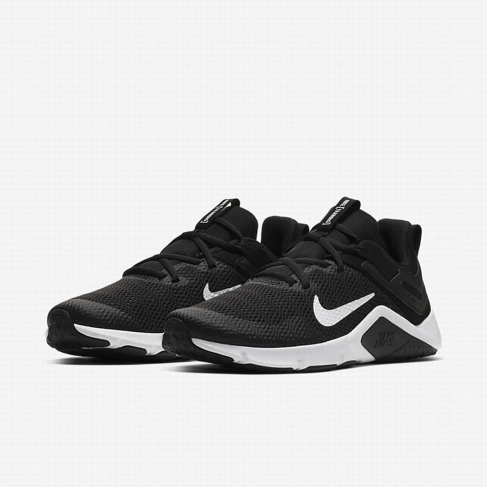 Nike Legend Essential Női Edzőcipő Fekete Fehér | NI7146-G05