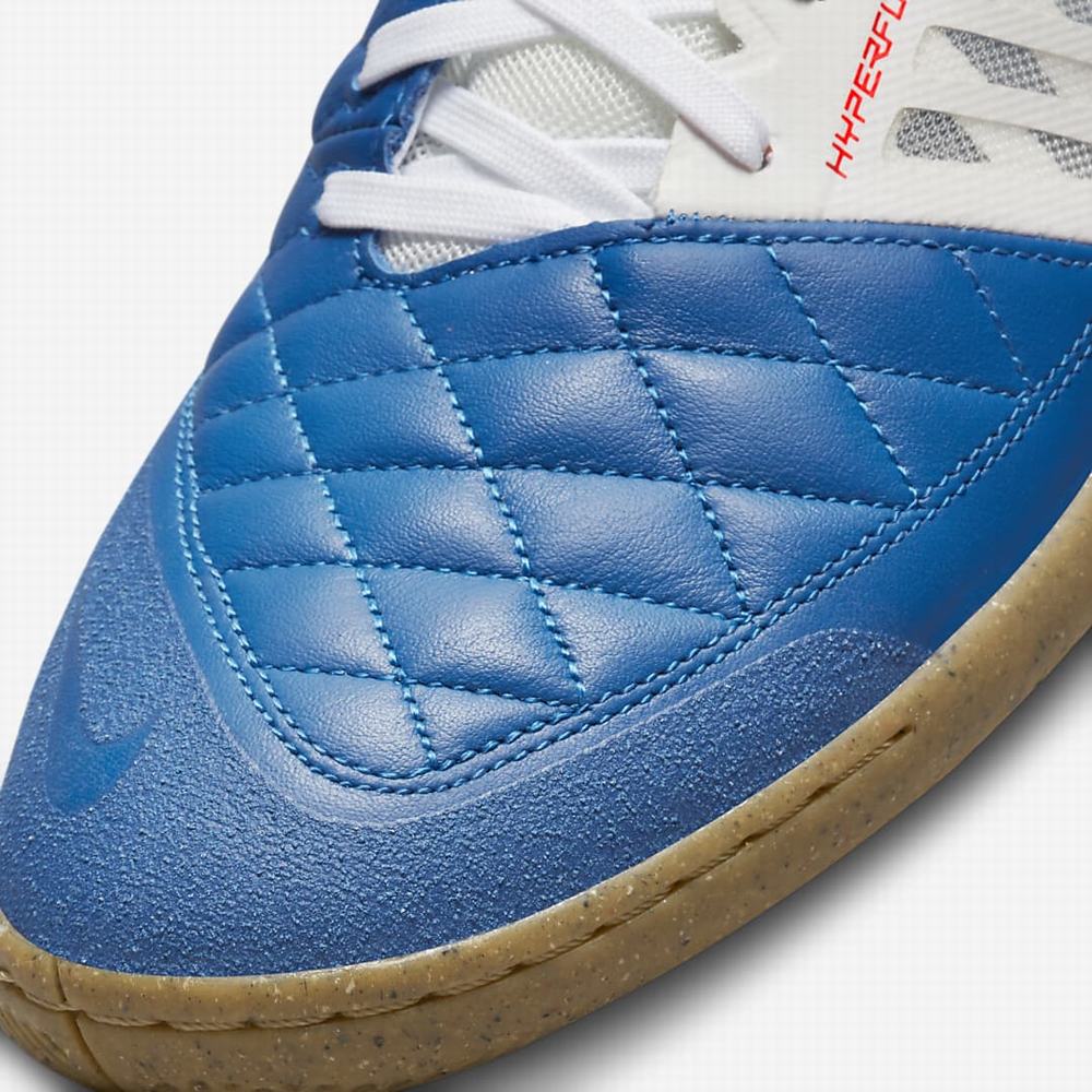Nike Lunar Gato II IC Női Focicipő Bézs Fehér Világos Barna Kék | NI5628-R46
