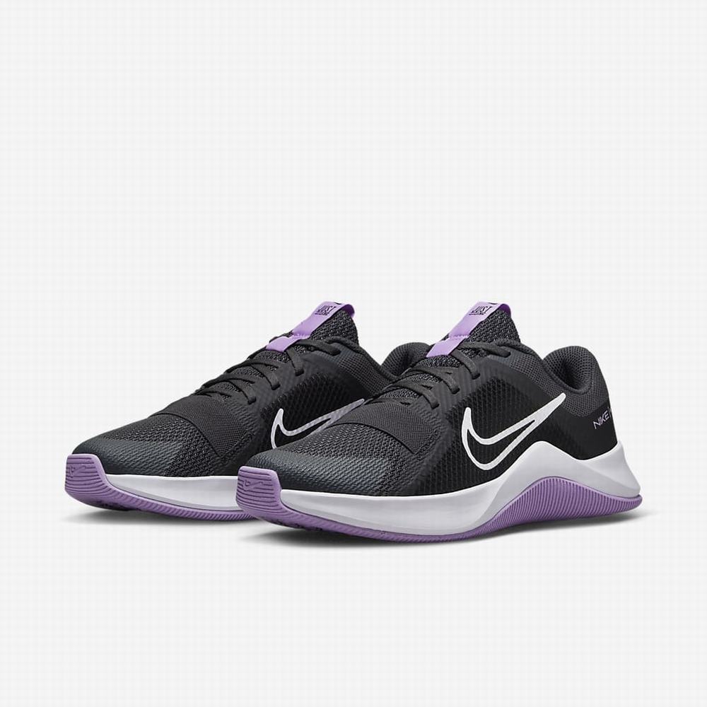 Nike MC Trainer 2 Women’s Női Edzőcipő Fekete Sötétszürke Fehér | NI4579-Y21