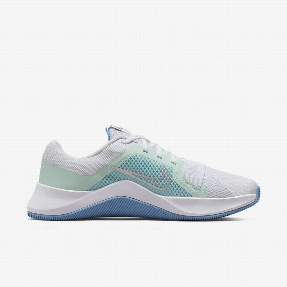 Nike MC Trainer 2 Women’s Női Edzőcipő Fehér Menta Kék Metal Titán | NI5412-Z82