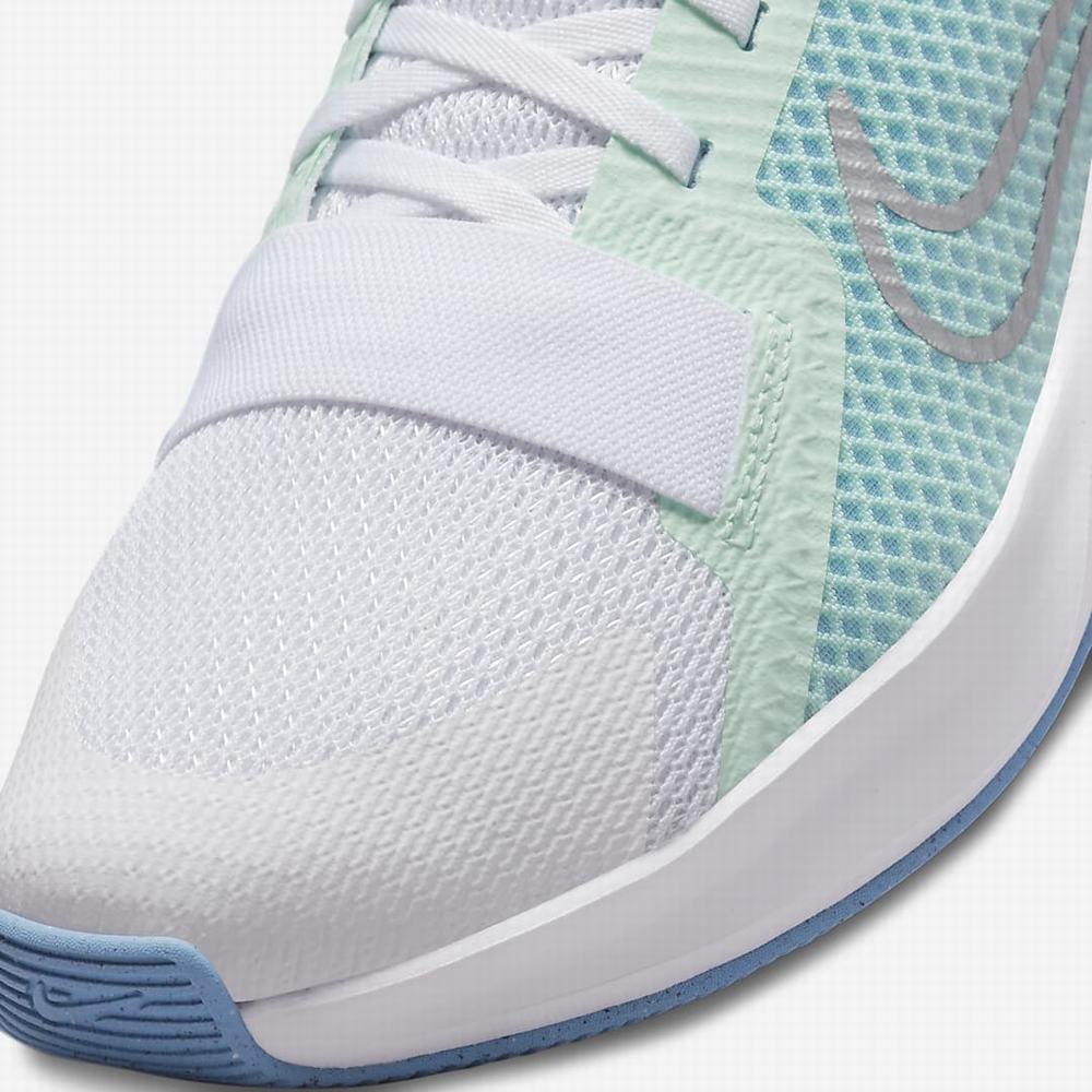 Nike MC Trainer 2 Women’s Női Edzőcipő Fehér Menta Kék Metal Titán | NI5412-Z82