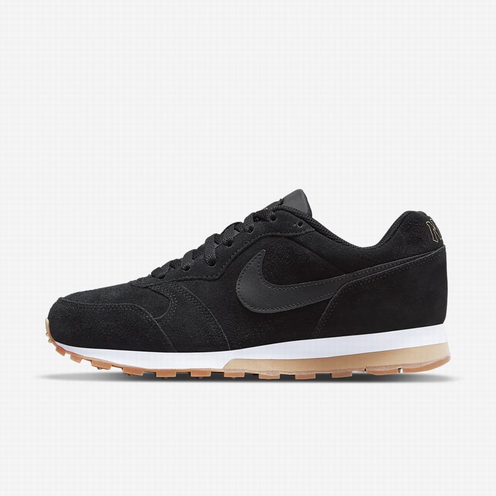 Nike MD Runner 2 SE Női Utcai Cipő Fekete Rózsaszín Arany Világos Barna Fekete | NI2615-X34