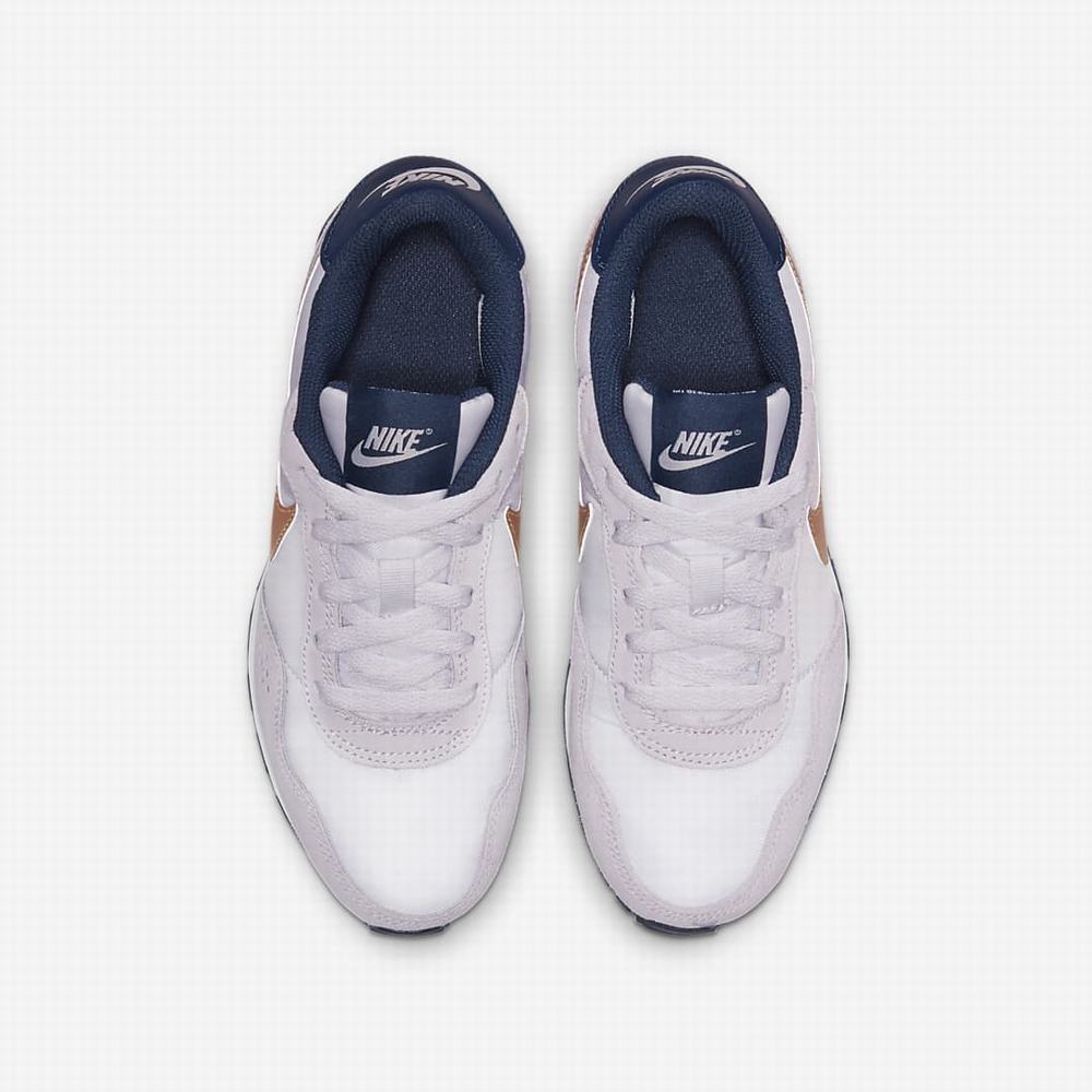 Nike MD Valiant Gyerek Utcai Cipő Lila Sötétkék Metal Réz | NI1873-S85
