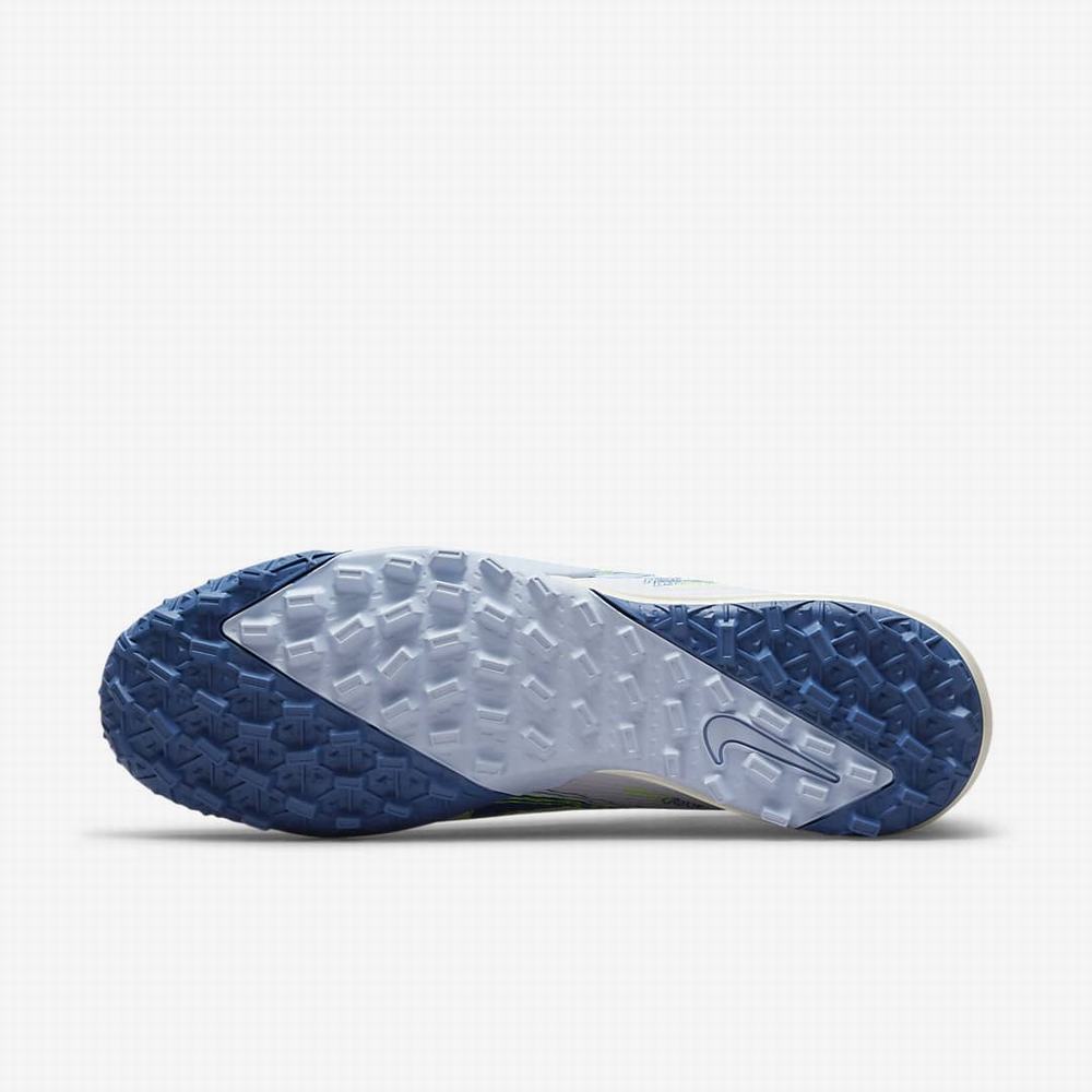 Nike Mercurial Superfly 8 Academy TF Turf Női Focicipő Szürke Sötétkék | NI0123-J36