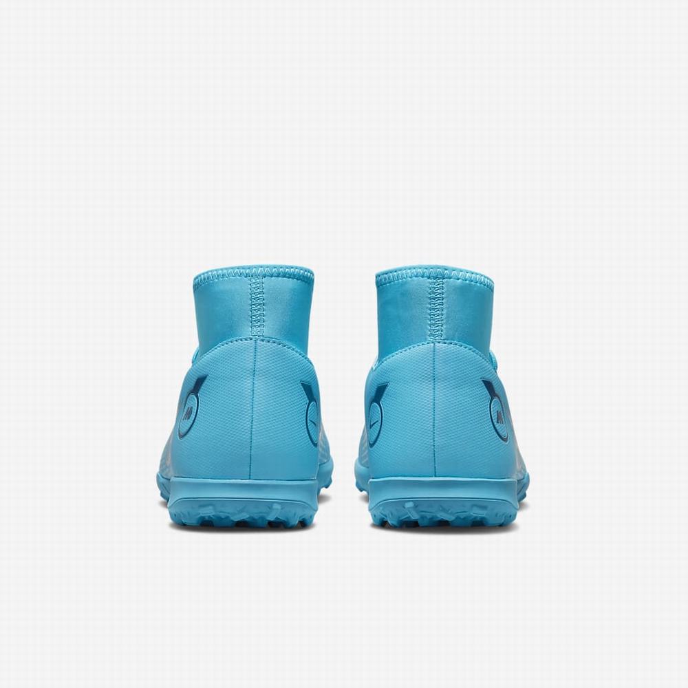 Nike Mercurial Superfly 8 Club TF Turf Férfi Focicipő Kék Narancssárga | NI2895-L39