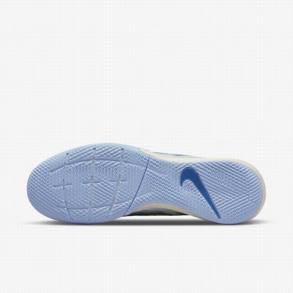 Nike Mercurial Vapor 14 Academy IC Férfi Focicipő Szürke Kék Fekete Kék | NI8291-A29