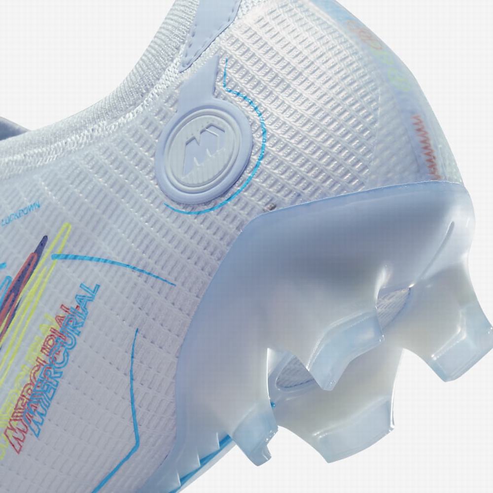 Nike Mercurial Vapor 14 Elite FG Firm-Ground Férfi Focicipő Szürke Kék Fekete Kék | NI9375-W02