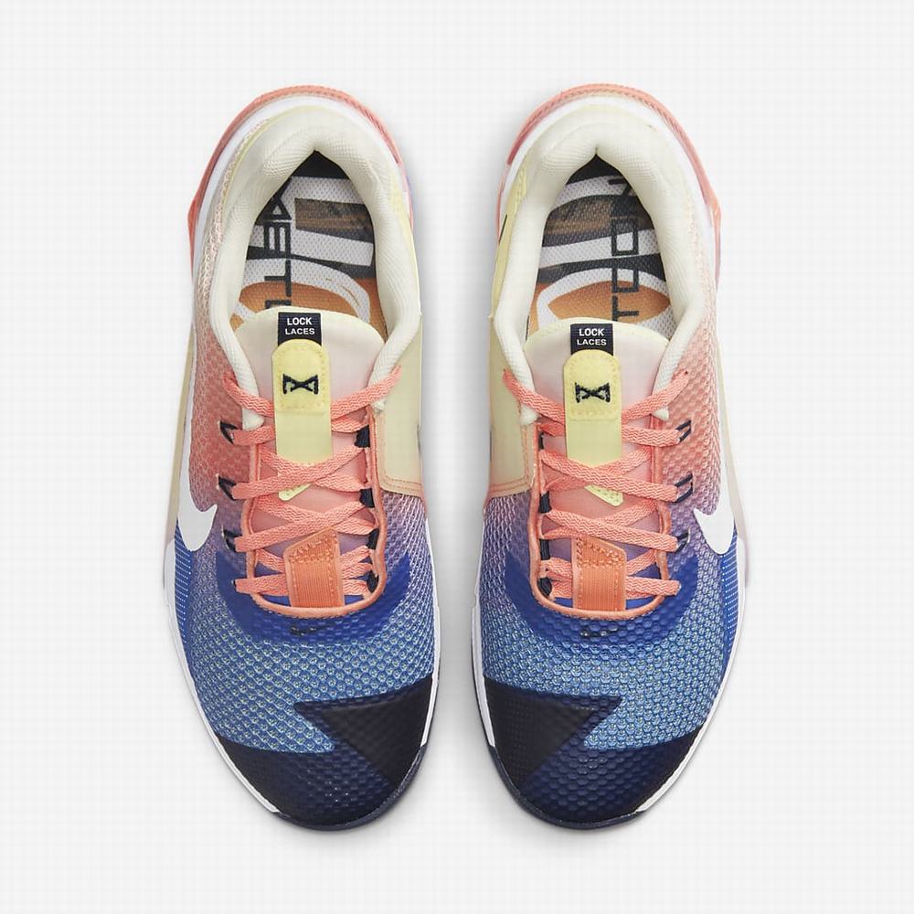 Nike Metcon 7 AMP Férfi Edzőcipő Színes Piros Fehér | NI5741-E56