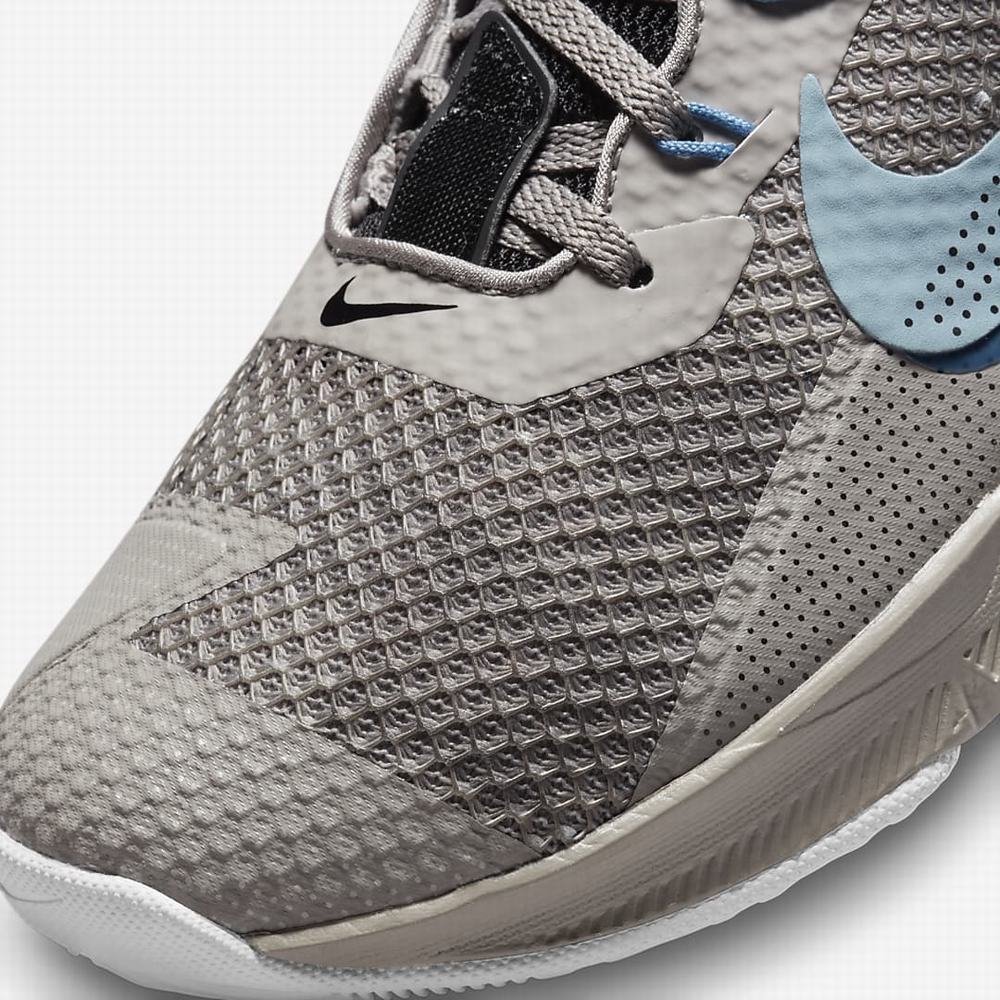 Nike Metcon 7 AMP Férfi Edzőcipő Szürke Fekete Kék | NI0324-R56