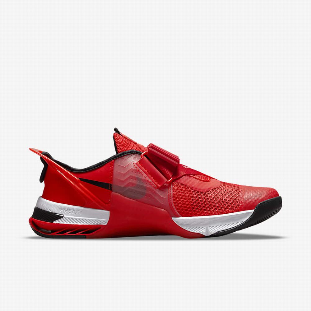 Nike Metcon 7 FlyEase Férfi Edzőcipő Piros Fehér Fekete | NI0967-E59
