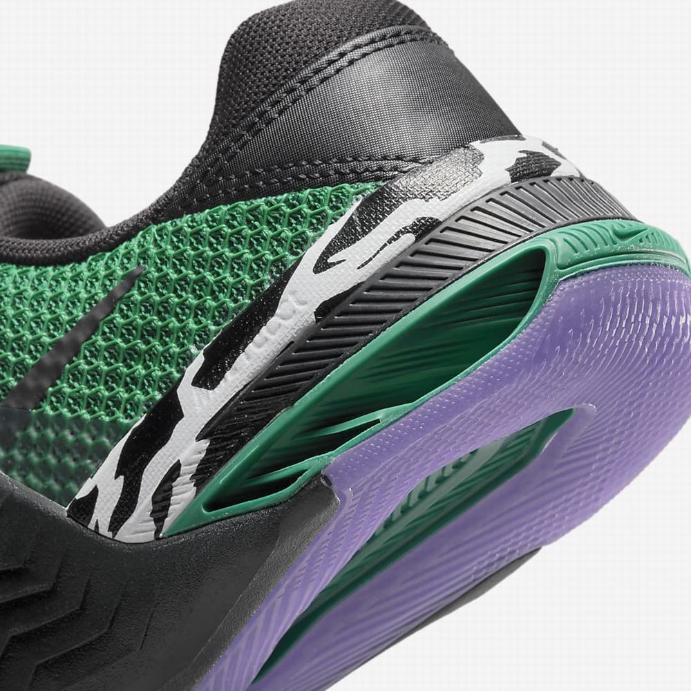 Nike Metcon 7 Férfi Edzőcipő Zöld Fehér Lila Fekete | NI3602-M13