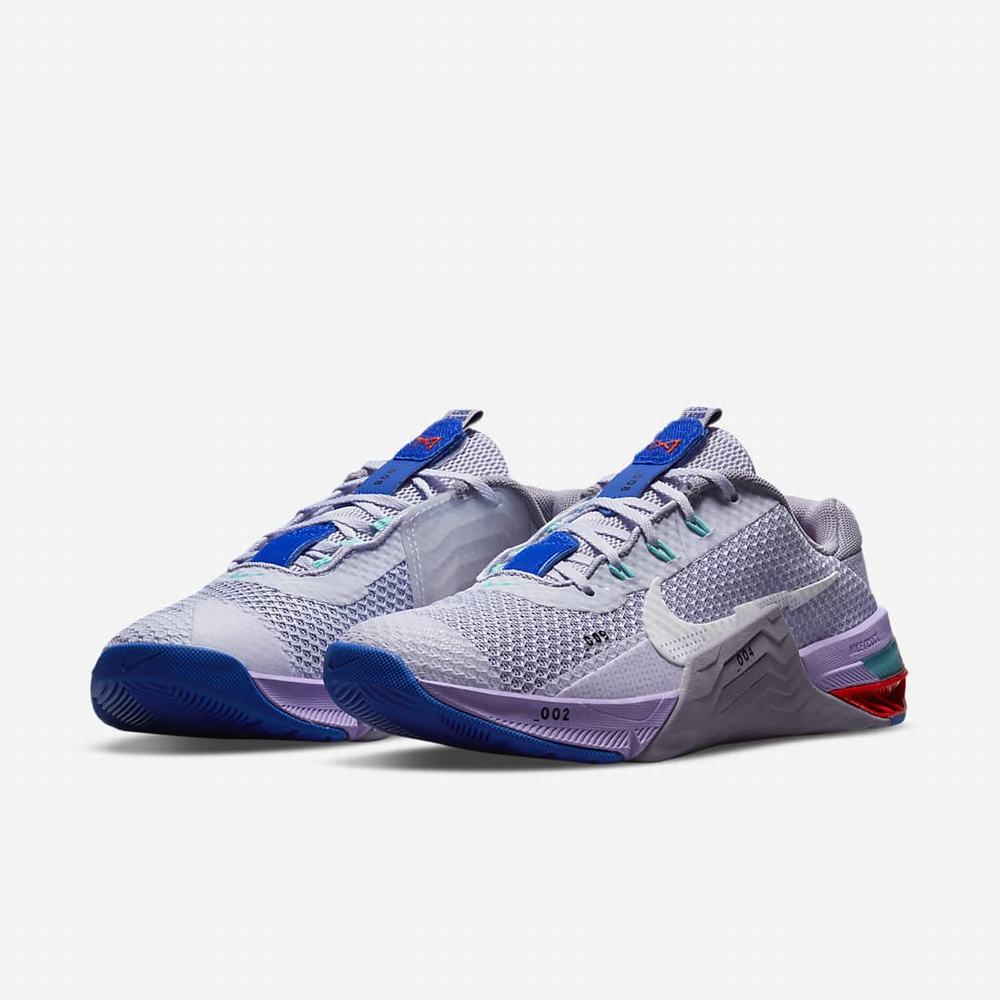 Nike Metcon 7 Női Edzőcipő Lila Fehér | NI0873-Y50