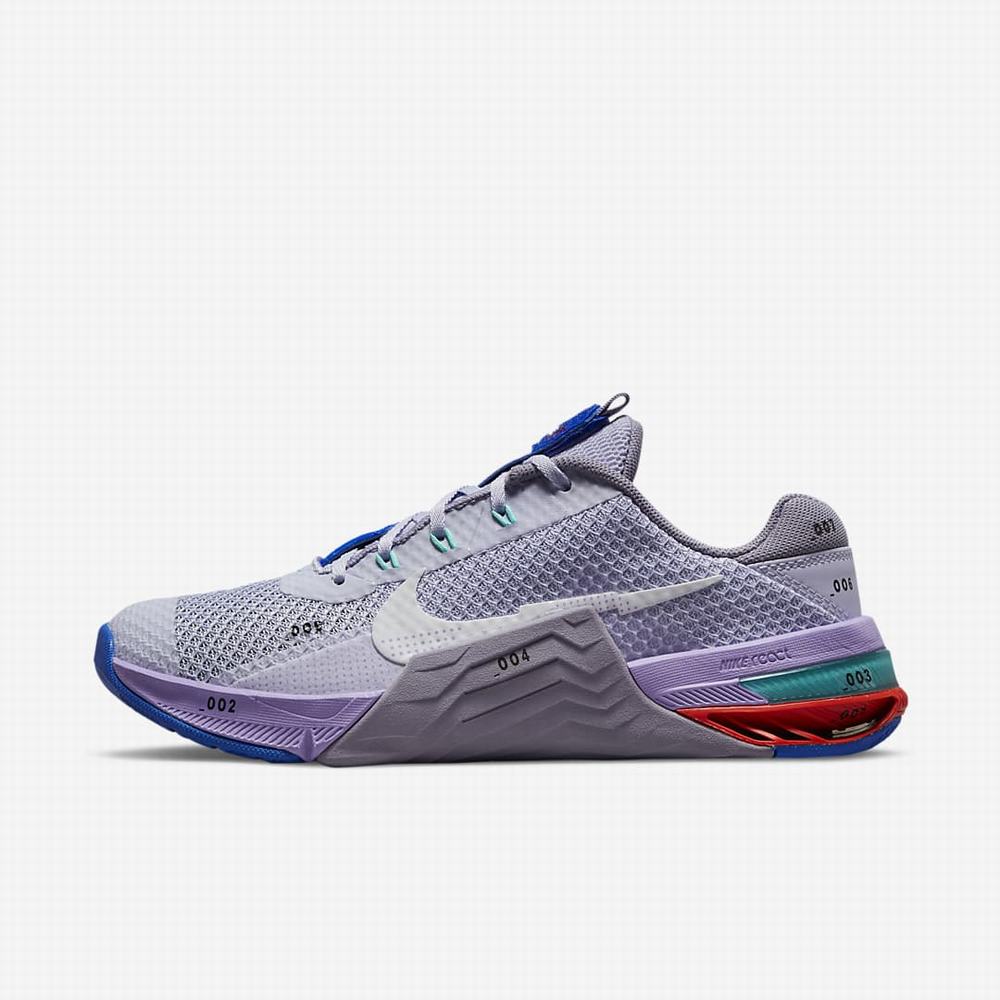 Nike Metcon 7 Női Edzőcipő Lila Fehér | NI0873-Y50