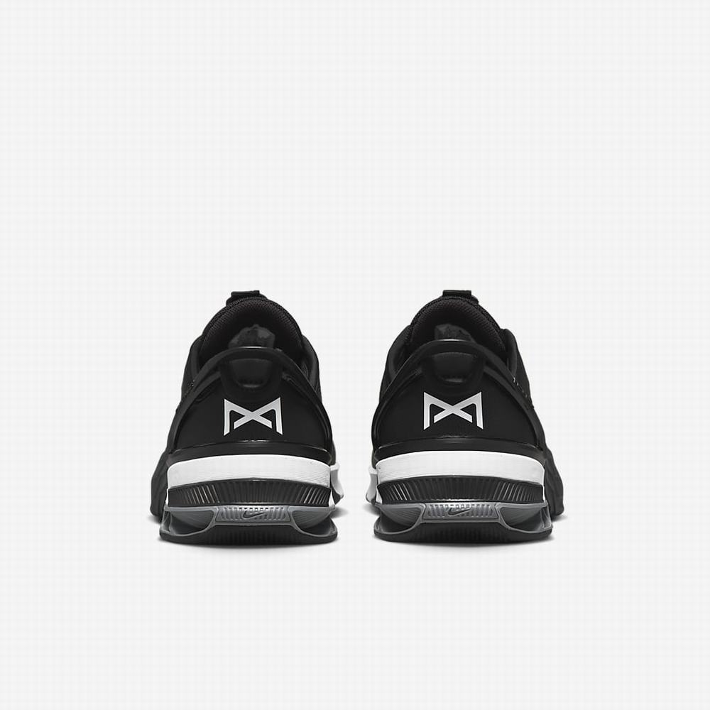 Nike Metcon 8 FlyEase Férfi Edzőcipő Fekete Sötétszürke Szürke Fehér | NI0698-X32