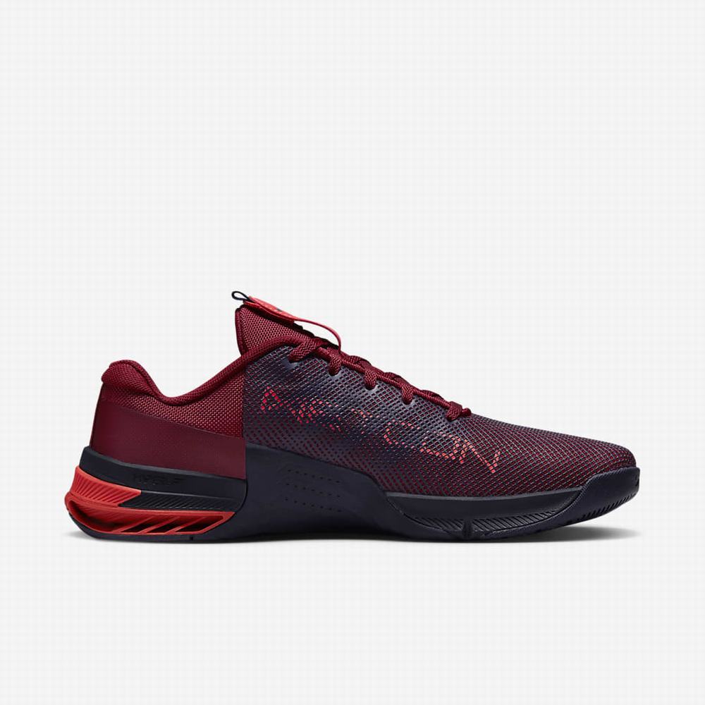 Nike Metcon 8 Férfi Edzőcipő Piros Lila Fekete Kék Világos Piros | NI4923-E84