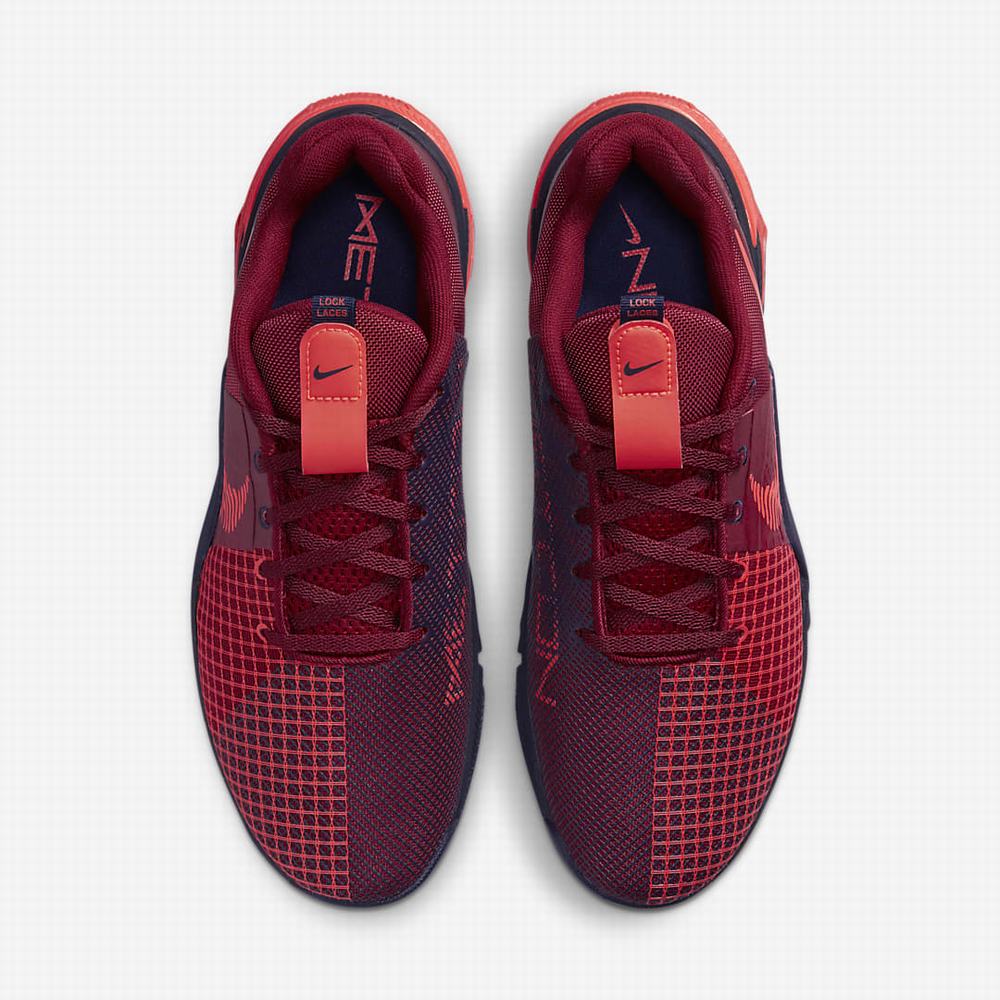 Nike Metcon 8 Férfi Edzőcipő Piros Lila Fekete Kék Világos Piros | NI4923-E84