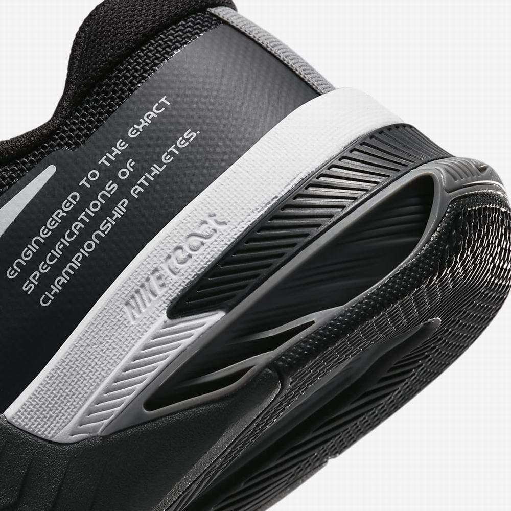 Nike Metcon 8 Női Edzőcipő Fekete Sötétszürke Szürke Fehér | NI1624-F12