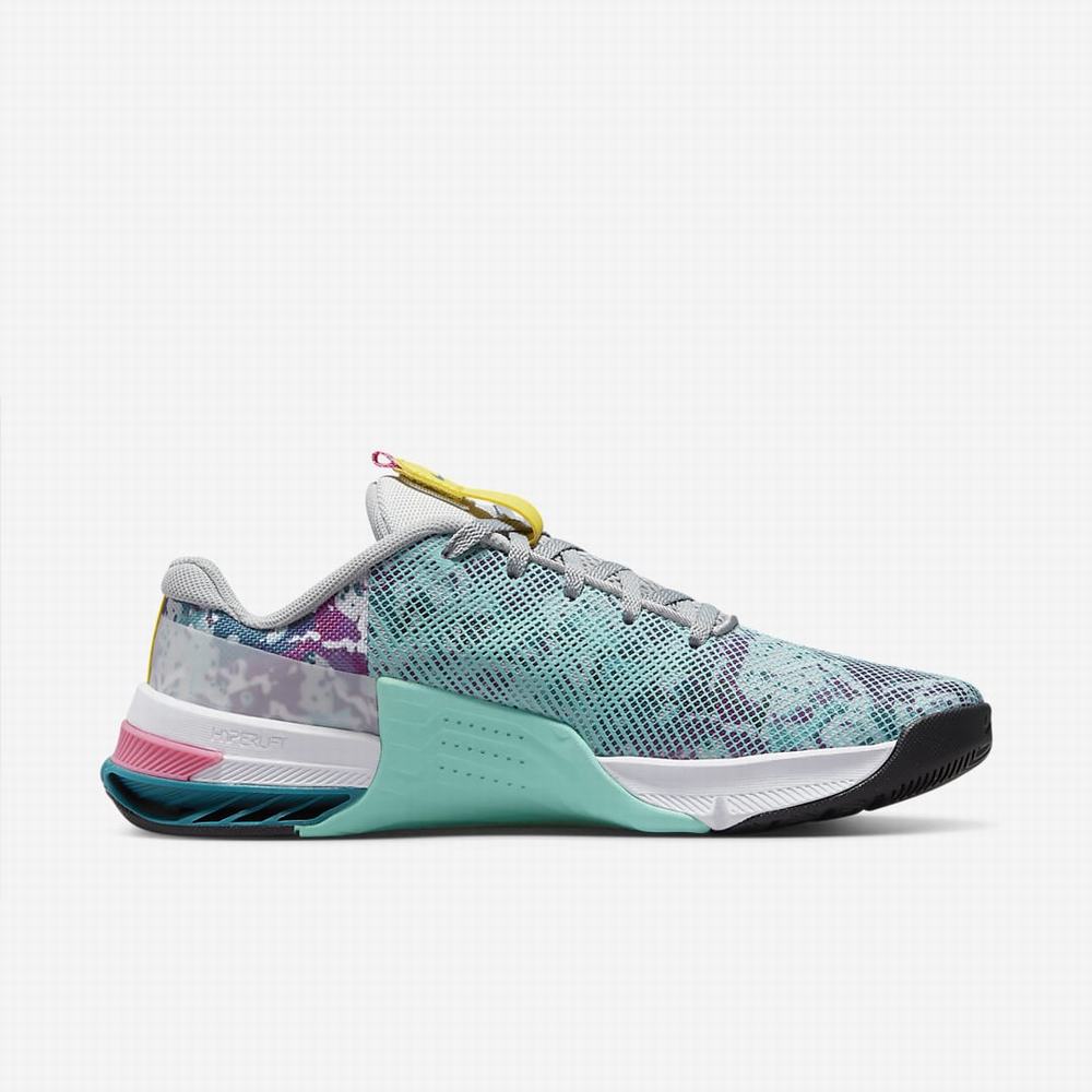 Nike Metcon 8 Női Edzőcipő Szürke Világos Szürke Türkiz | NI0531-A92