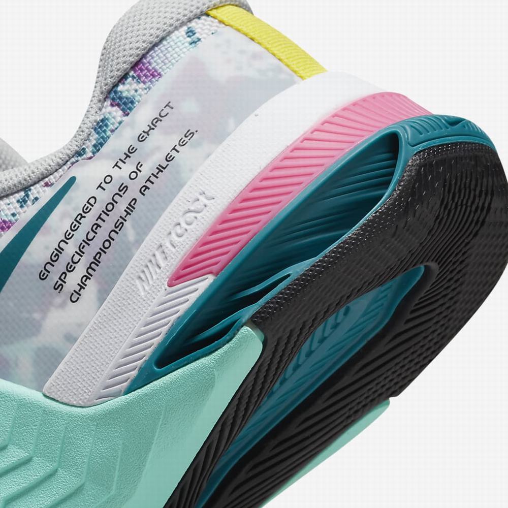 Nike Metcon 8 Női Edzőcipő Szürke Világos Szürke Türkiz | NI0531-A92