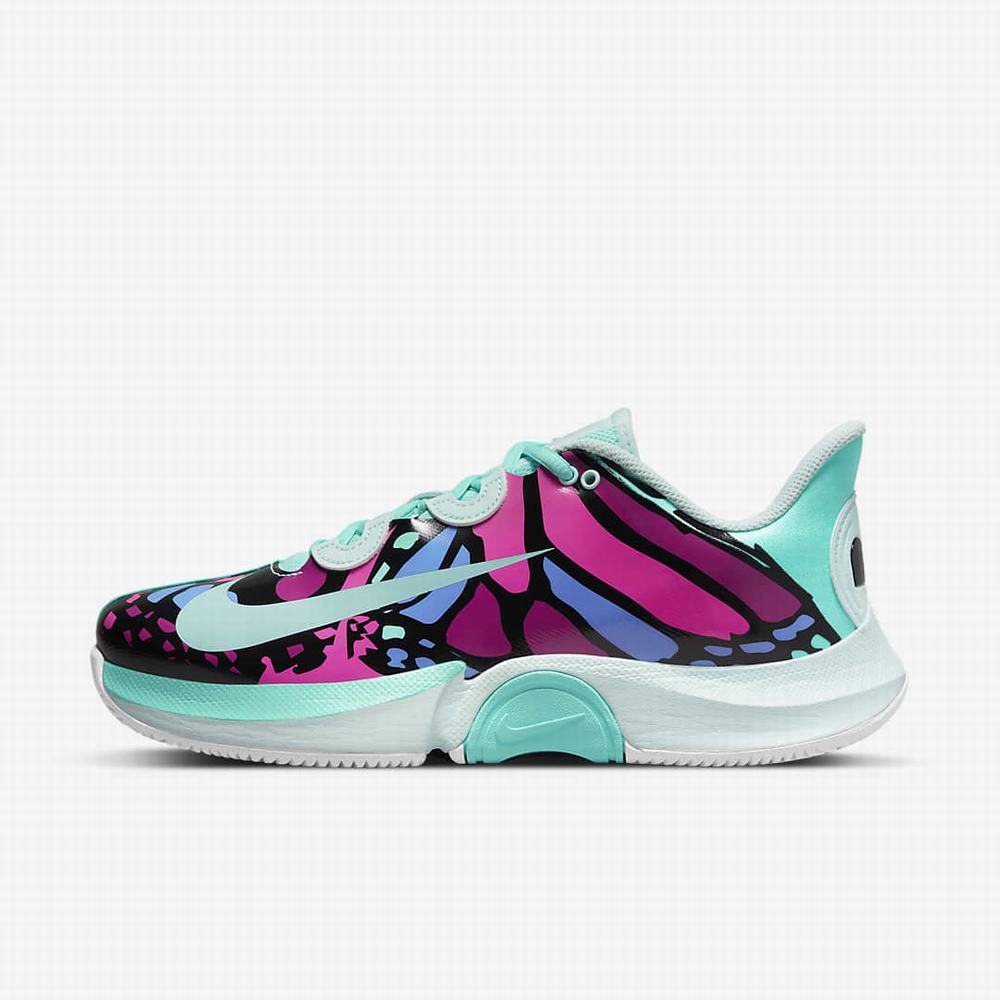 Nike NikeCourt Air Zoom GP Turbo Naomi Osaka Női Teniszcipő Türkiz Fekete Fukszia Türkiz | NI0629-S75