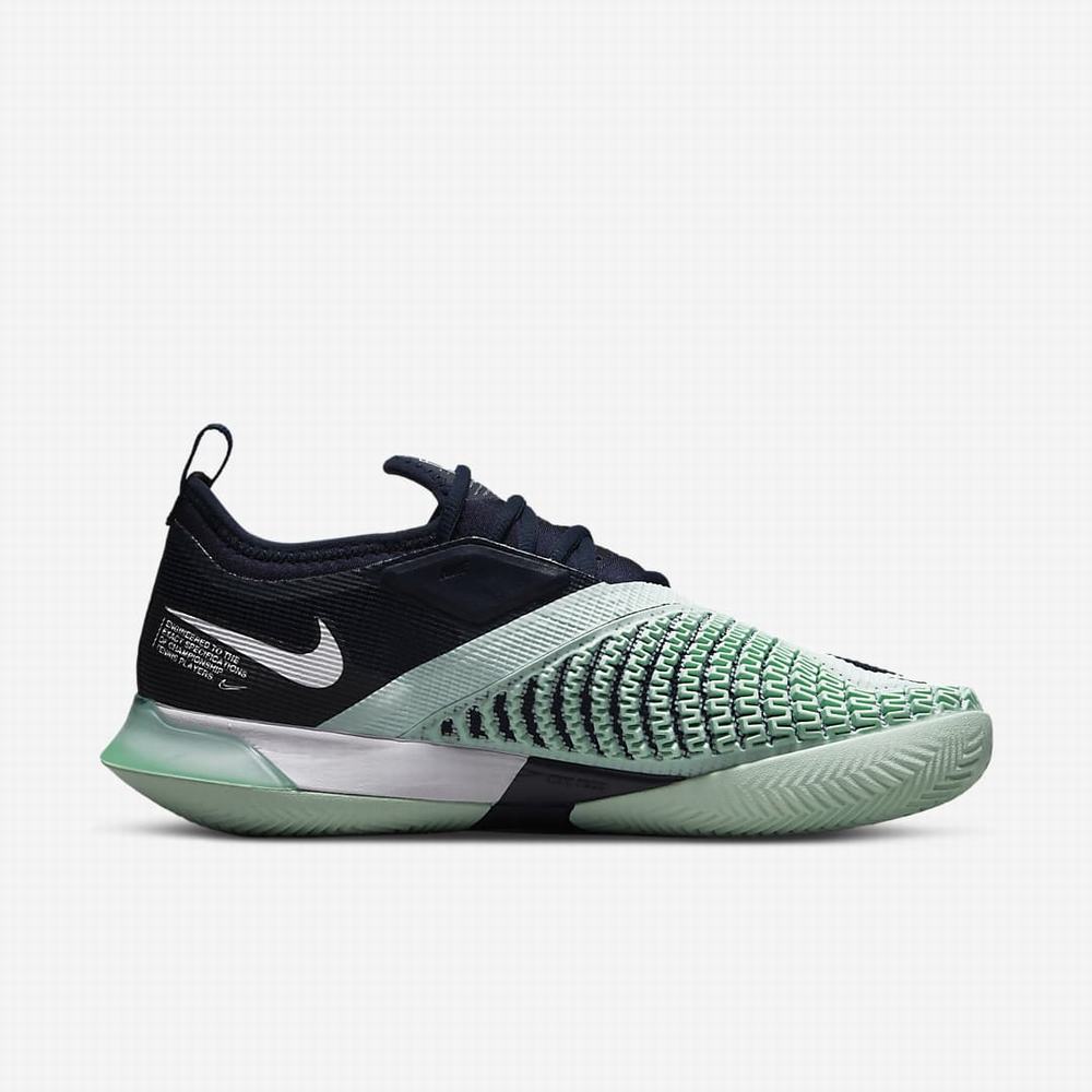 Nike NikeCourt React Vapor NXT Női Teniszcipő Obszidián Menta Fehér | NI5136-M45
