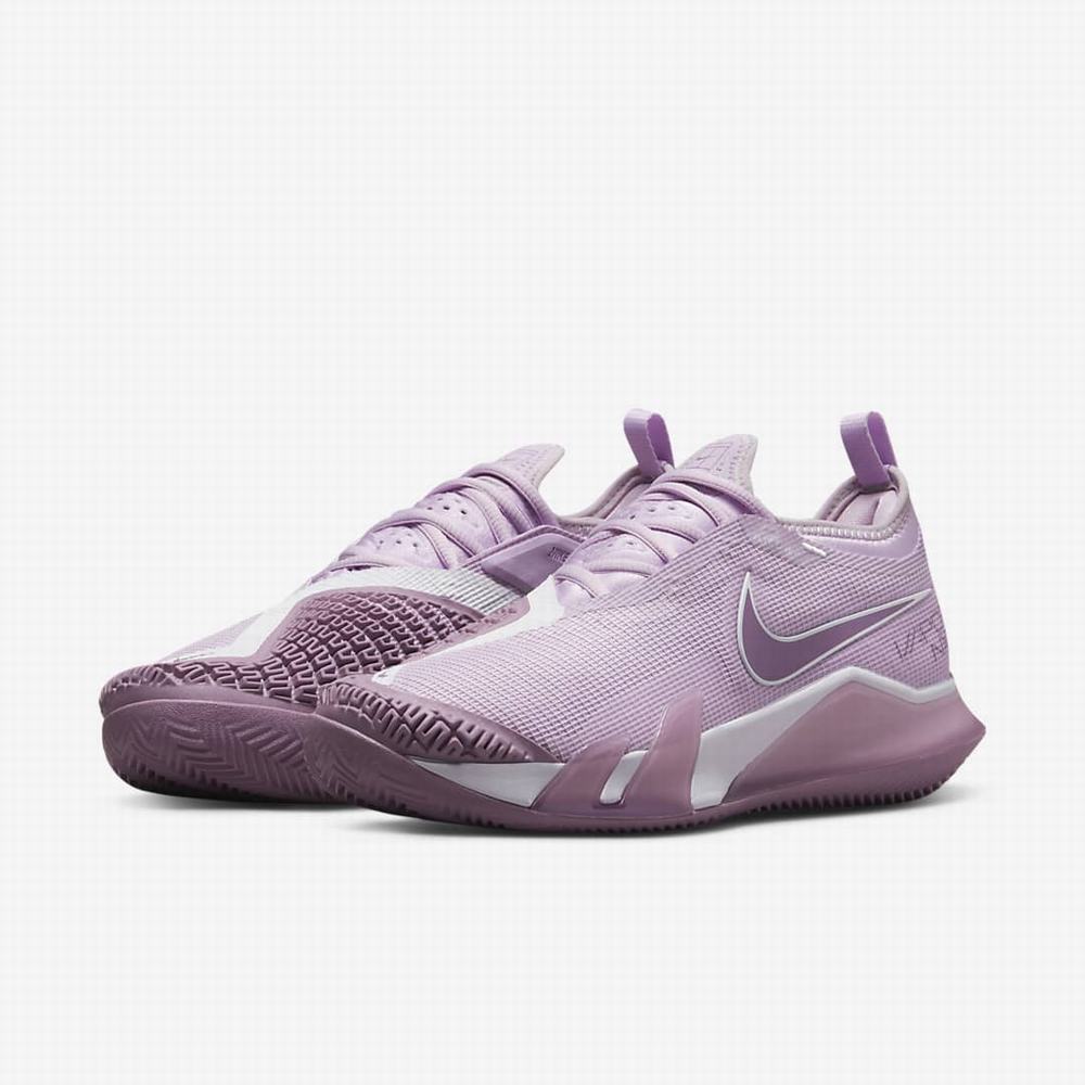 Nike NikeCourt React Vapor NXT Női Teniszcipő Rózsaszín Fehér | NI6927-A10