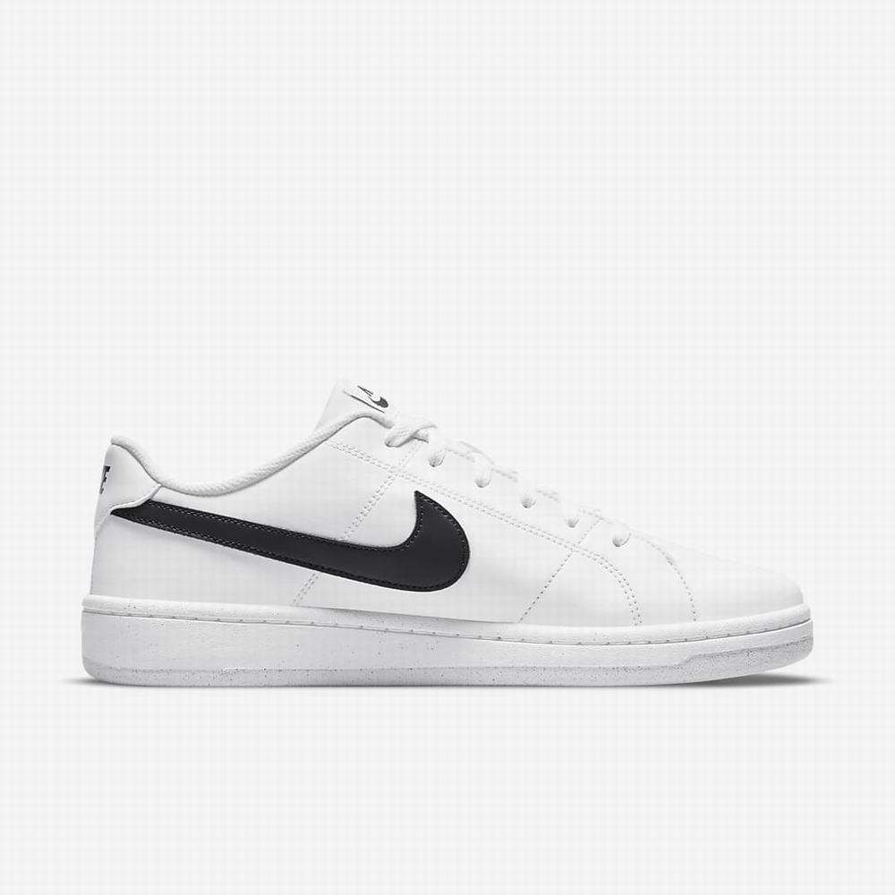 Nike NikeCourt Royale 2 Next Nature Férfi Utcai Cipő Fehér Fekete | NI7106-F82
