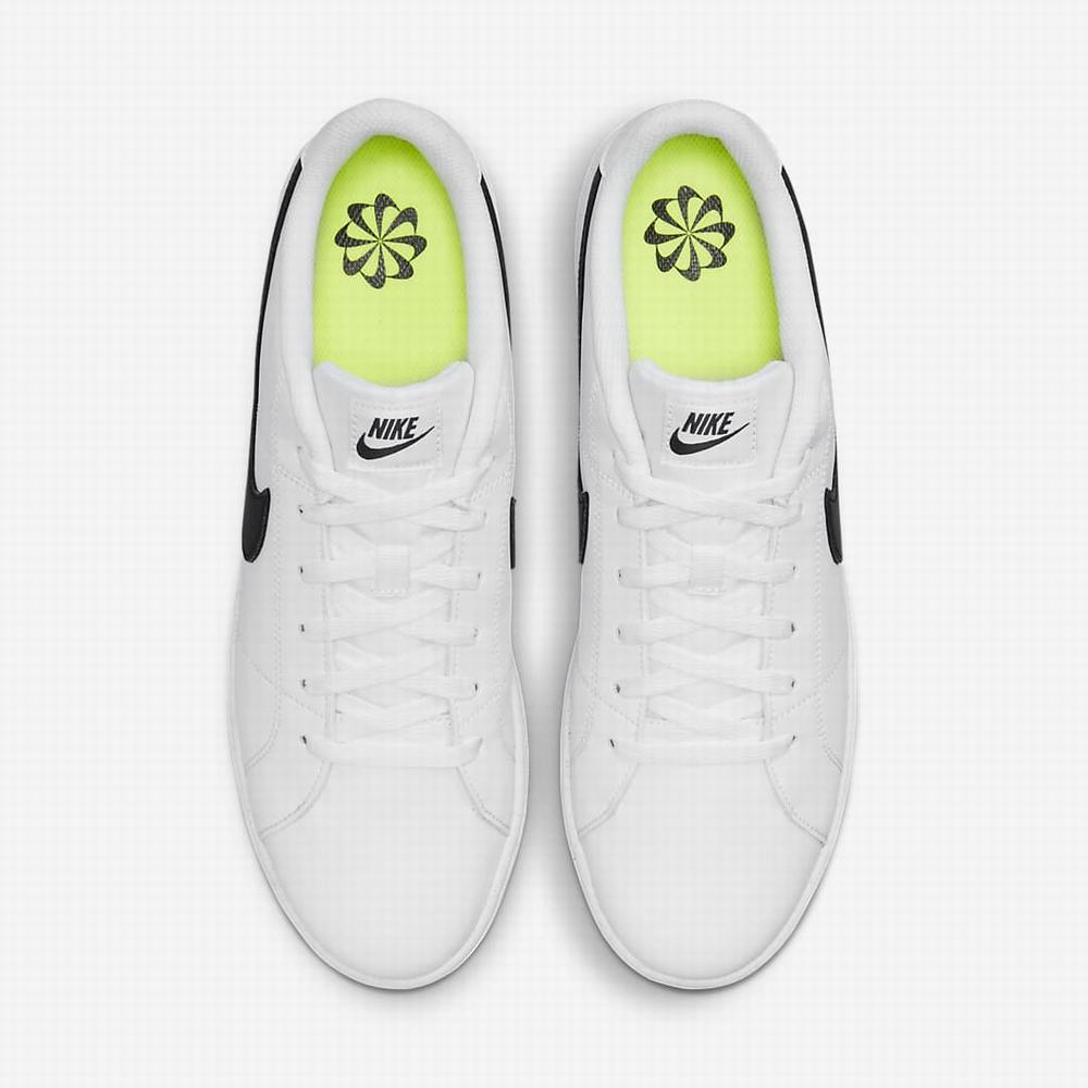 Nike NikeCourt Royale 2 Next Nature Férfi Utcai Cipő Fehér Fekete | NI7106-F82