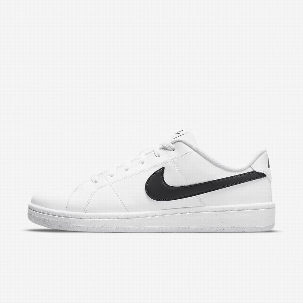 Nike NikeCourt Royale 2 Next Nature Férfi Utcai Cipő Fehér Fekete | NI7106-F82