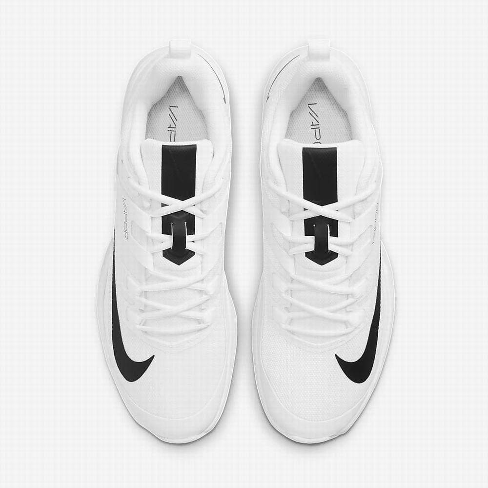 Nike NikeCourt Vapor Lite Hard Court Férfi Teniszcipő Fehér Fekete | NI9376-K20