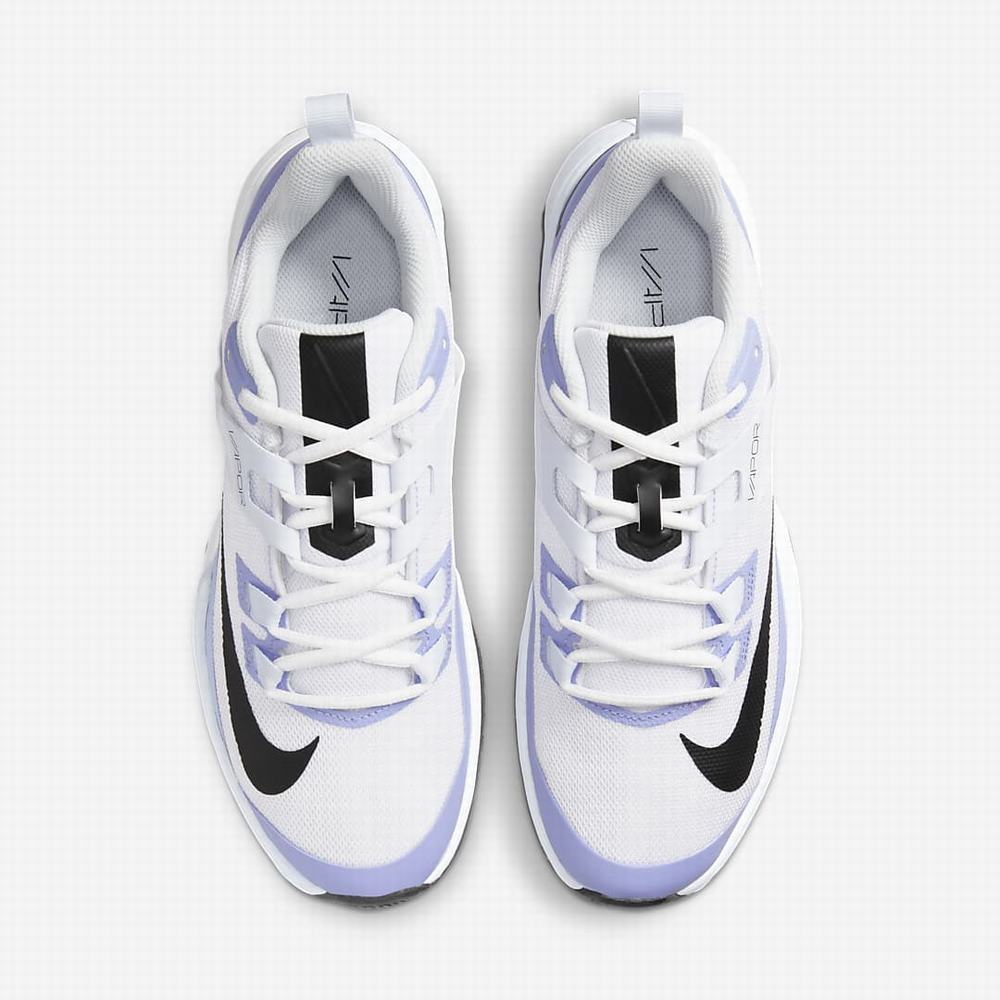 Nike NikeCourt Vapor Lite Női Teniszcipő Világos Kék Szürke Fehér Fekete | NI5468-G93