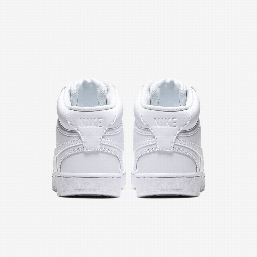 Nike NikeCourt Vision Mid Női Utcai Cipő Fehér | NI2147-J51