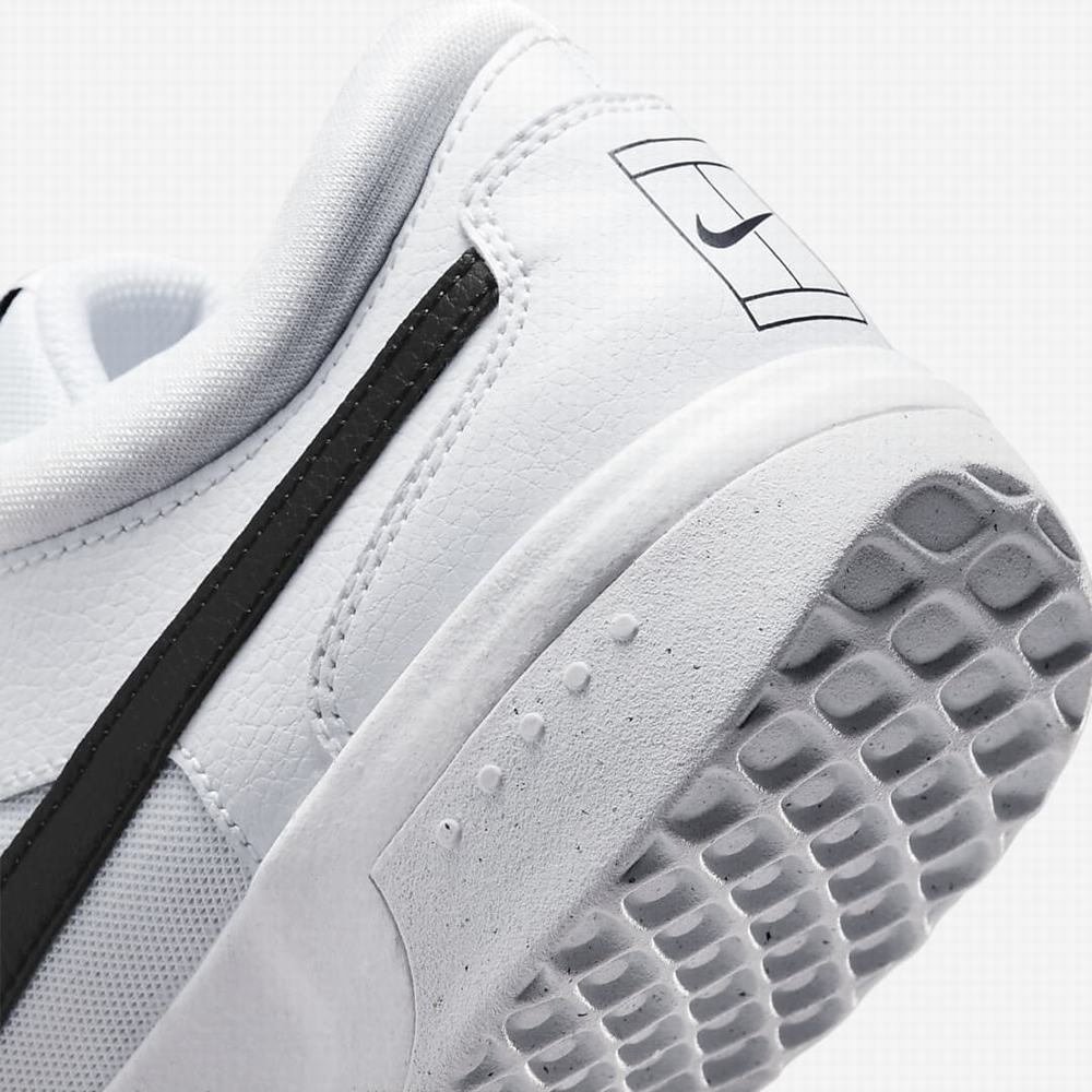 Nike NikeCourt Zoom Lite 3 Hard Court Férfi Teniszcipő Fehér Fekete | NI2604-Y69