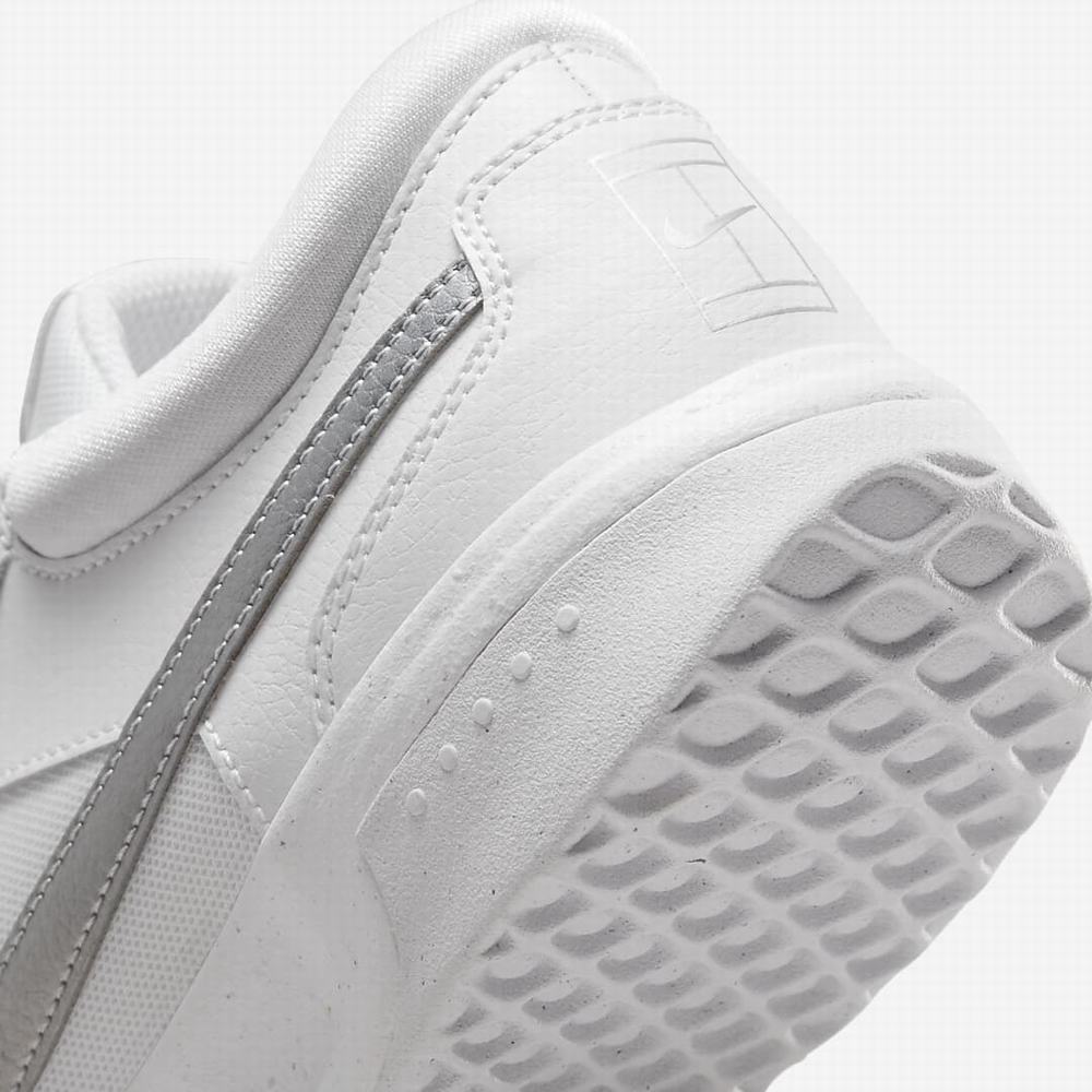 Nike NikeCourt Zoom Lite 3 Női Teniszcipő Fehér Metal Titán | NI8056-N70