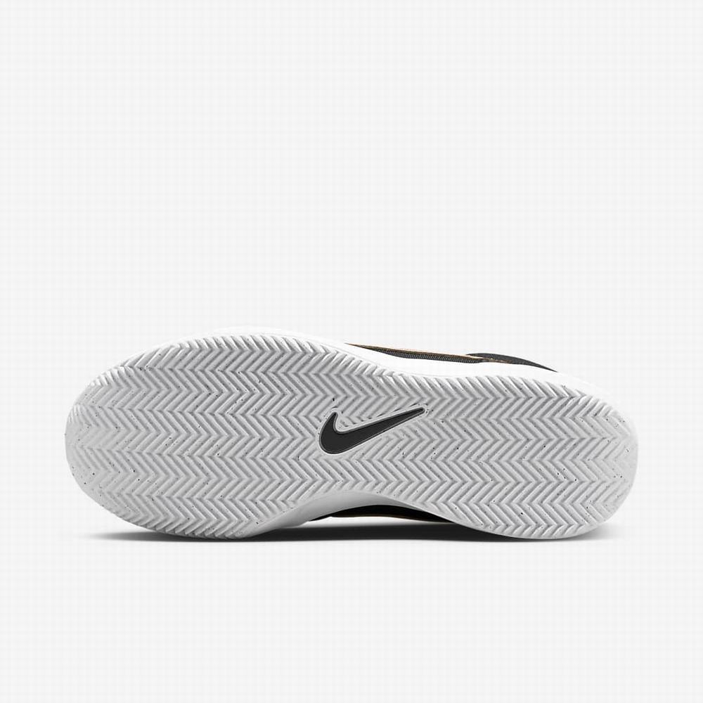 Nike NikeCourt Zoom Lite 3 Női Teniszcipő Fekete Fehér Metal Piros | NI9340-F62