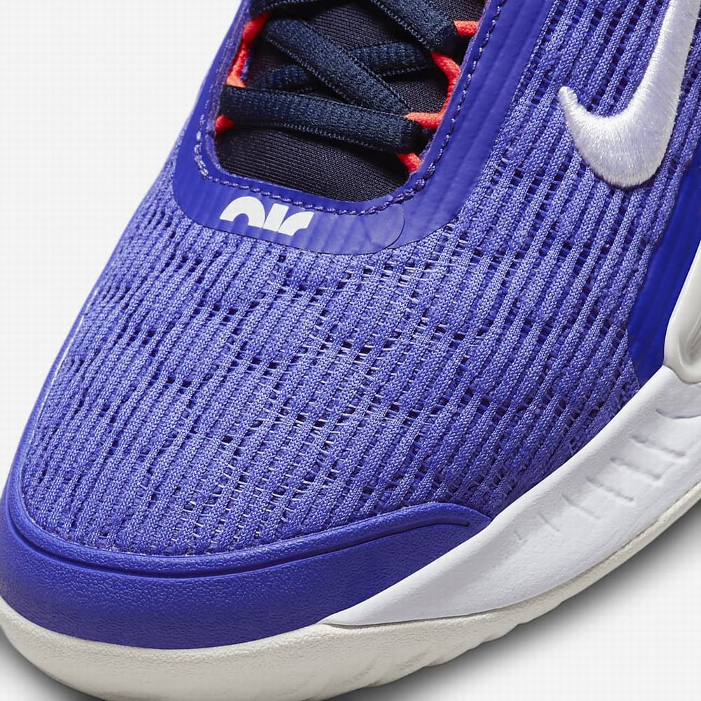 Nike NikeCourt Zoom NXT Hard Court Férfi Teniszcipő Obszidián Világos Piros Fehér | NI4293-F98