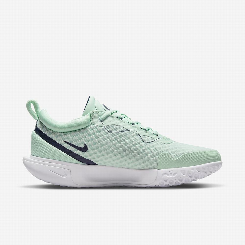 Nike NikeCourt Zoom Pro Női Teniszcipő Fehér Metal Titán | NI9643-Y59