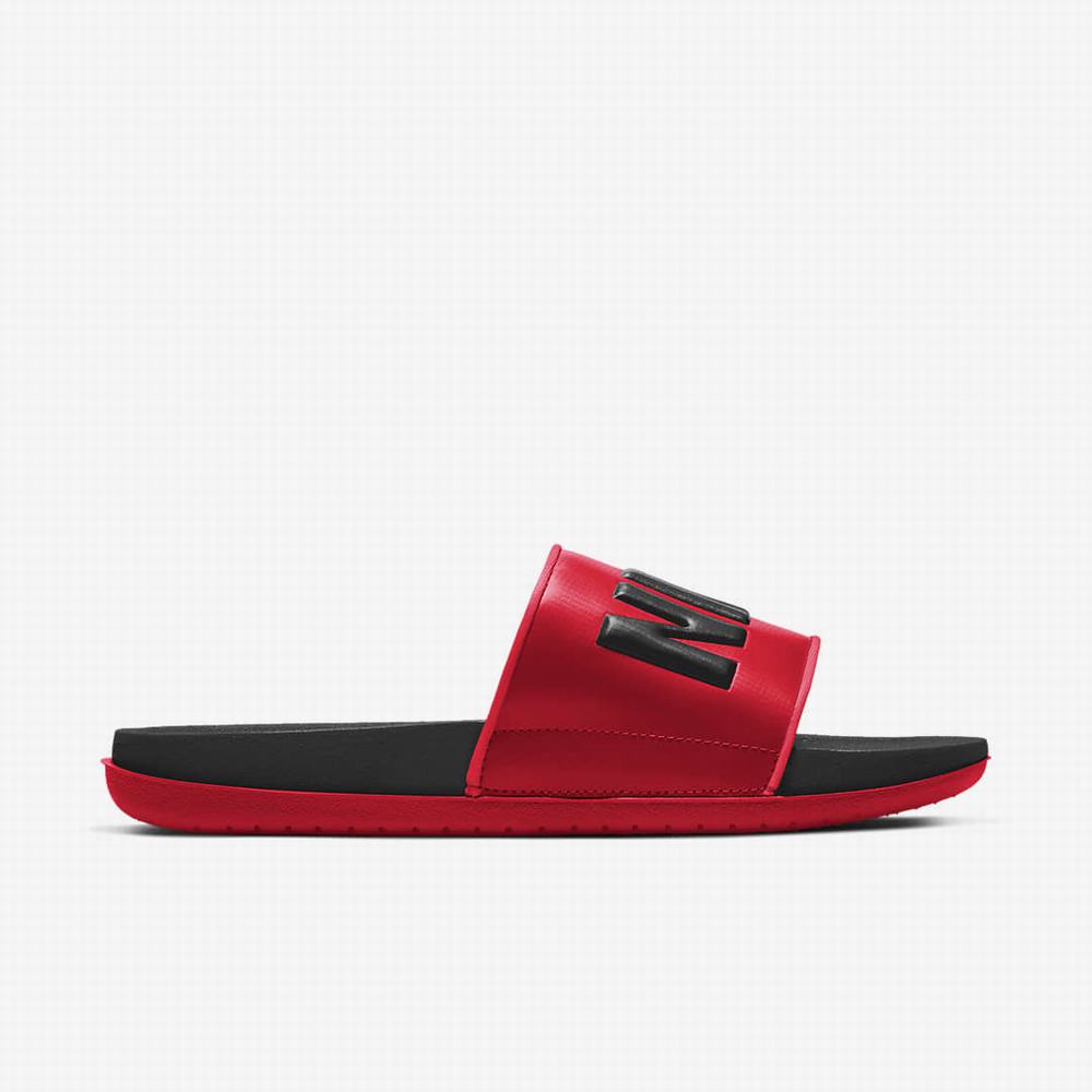 Nike Offcourt Férfi Papucs Fekete Piros Fekete | NI1706-C54