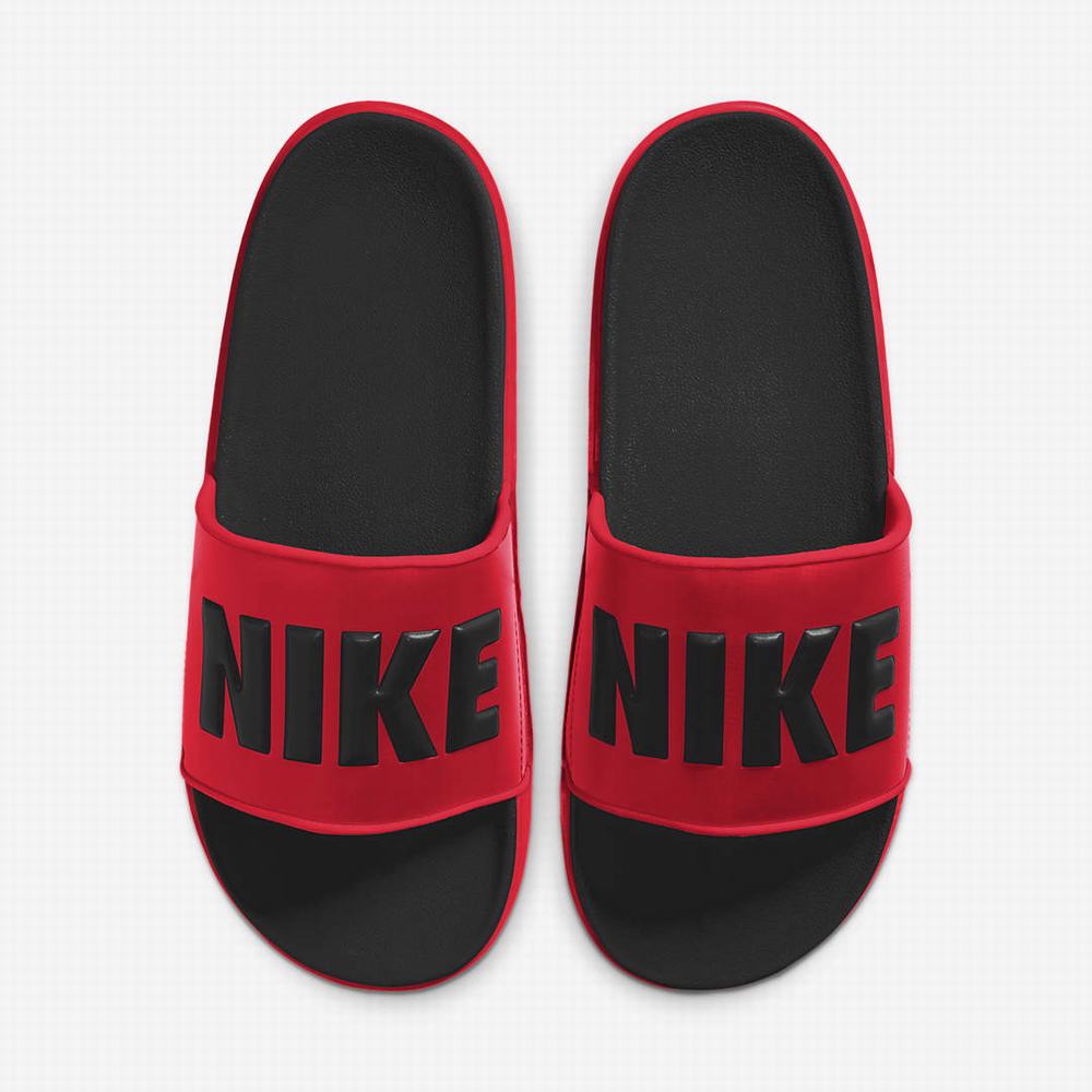 Nike Offcourt Férfi Papucs Fekete Piros Fekete | NI1706-C54