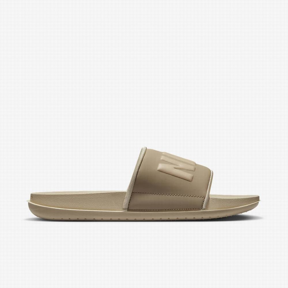 Nike Offcourt Férfi Papucs Khaki Barna | NI3071-P92