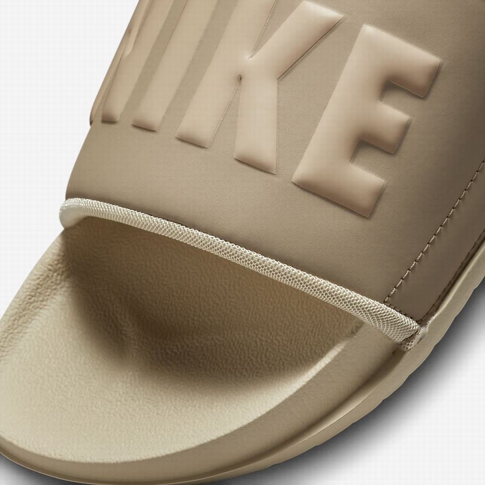 Nike Offcourt Férfi Papucs Khaki Barna | NI3071-P92