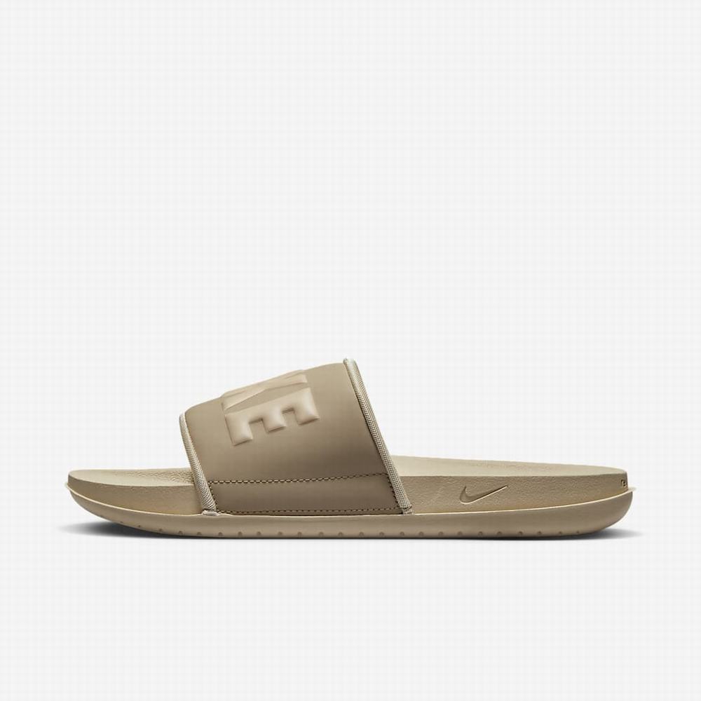 Nike Offcourt Férfi Papucs Khaki Barna | NI3071-P92