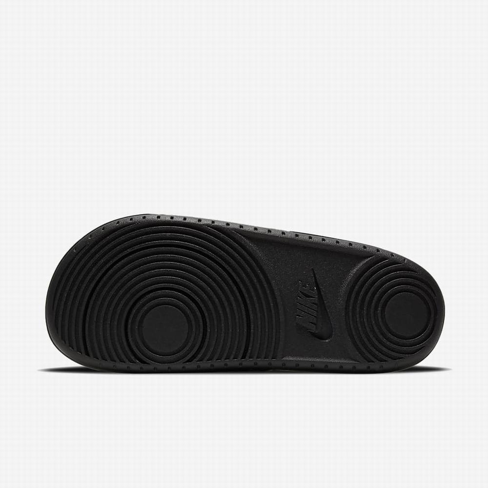 Nike Offcourt (Georgia) Férfi Papucs Fekete Piros Fehér Sötétszürke | NI9402-R37
