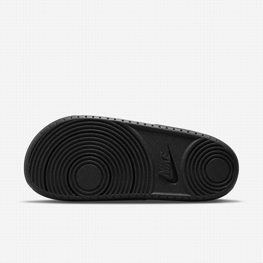 Nike Offcourt (MLB Chicago White Sox) Férfi Papucs Fekete Fehér Fekete Sötétszürke | NI6742-P20