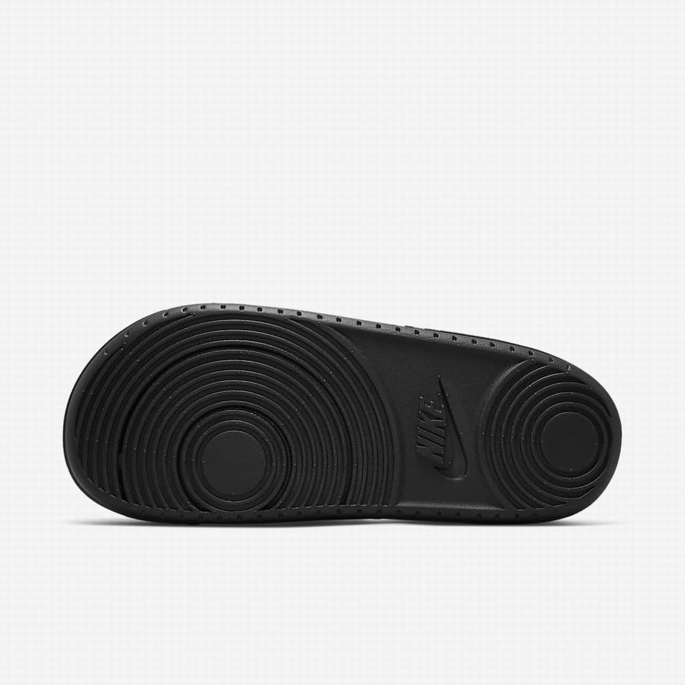 Nike Offcourt (MLB Cleveland) Férfi Papucs Fekete Piros Kék Sötétszürke | NI0395-M16