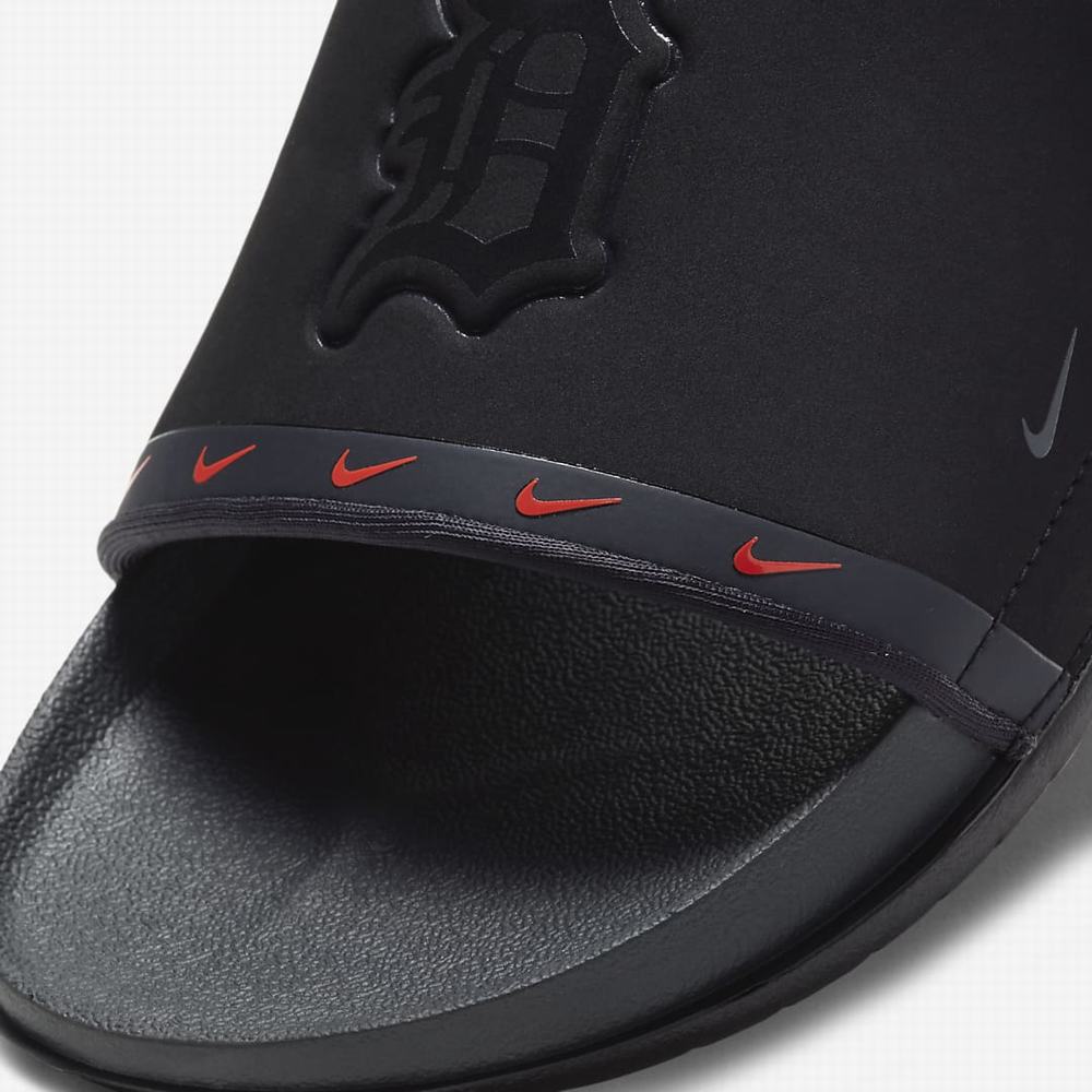 Nike Offcourt (MLB Detroit Tigers) Férfi Papucs Fekete Kék Narancssárga Sötétszürke | NI9823-G68