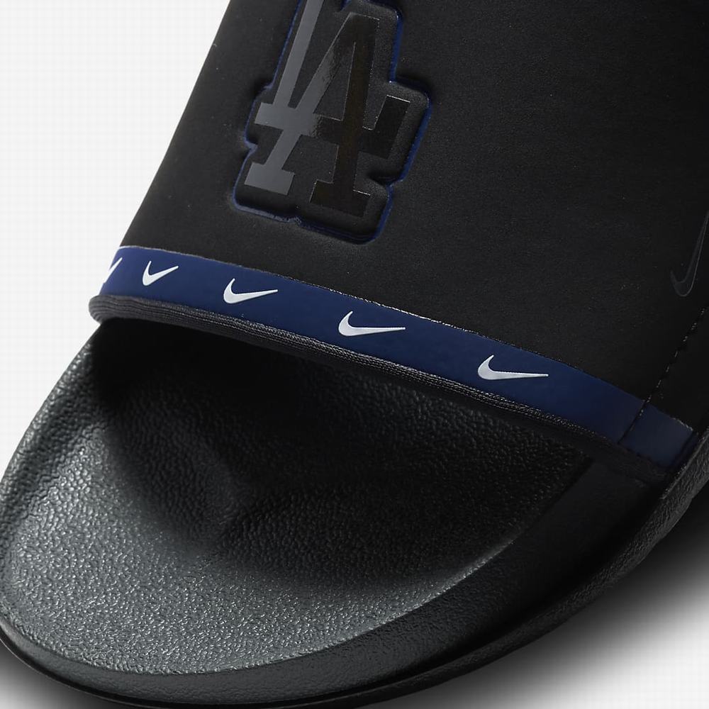 Nike Offcourt (MLB Los Angeles Dodgers) Férfi Papucs Fekete Királykék Fehér Sötétszürke | NI7830-A43